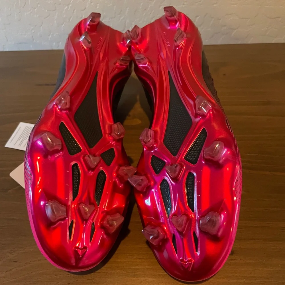Adidas X Speedportal.1 FG Pink/Black Soccer Cleats Mens Sizes 6.5- 11.5 - Picture 4 of 8